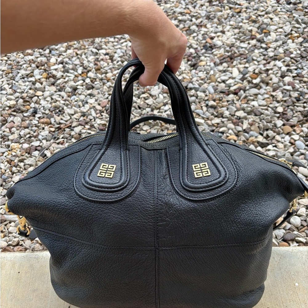 Givenchy Black Tote with Gold Accents